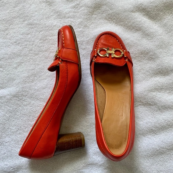 Vintage Ferragamo Pumps Sz 5 - Picture 3 of 5